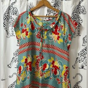 Johnny Was Tie Front Tunic